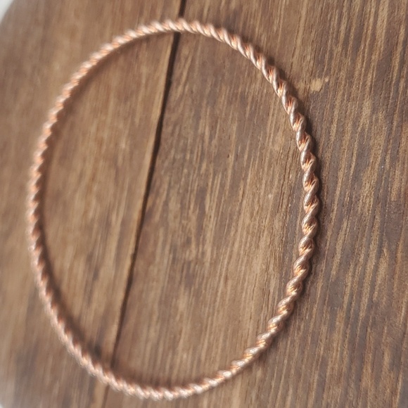B2434 rose‎ copper twist bracelet - Picture 1 of 2